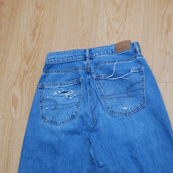American Eagle Big Girl/Women Wide Leg Jeans PreOwned Size 00 - Picture 5 of 6